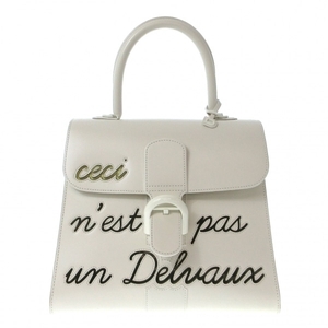 デルボー DELVAUX ハンドバッグ AA0480BFF010DCM ルーモア MM ボックスカーフ アイボリー バッグ