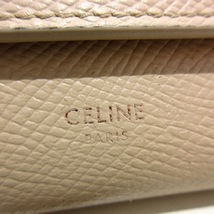 セリーヌ CELINE 3つ折り財布 10B573BEL.02PD スモール トリフォールドウォレット レザー アイボリー 財布_画像5