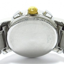Bulova(ブローバ) 腕時計 - 98R98 レディース ダイヤベゼル/クロノグラフ 白_画像3