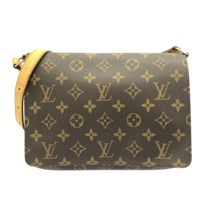 ルイヴィトン LOUIS VUITTON ショルダーバッグ M51257 ミュゼット・タンゴ ショートストラップ モノグラム・キャンバス - イニシャル刻印