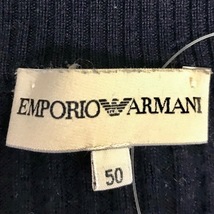 エンポリオアルマーニ EMPORIOARMANI 長袖セーター/ニット サイズ50 M - ダークネイビー×グレー メンズ Vネック トップス_画像3