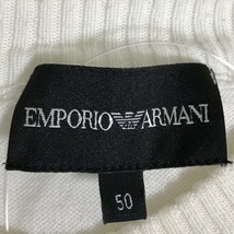 エンポリオアルマーニ EMPORIOARMANI 長袖セーター/ニット サイズ50 M - 白×黒 メンズ トップス_画像3