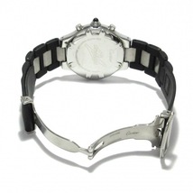 Cartier(カルティエ) 腕時計 マスト21 クロノスカフ W10125U2 メンズ ラバーベルト/クロノグラフ 黒_画像6