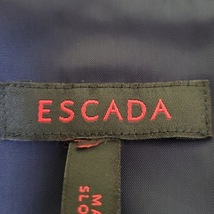 エスカーダ ESCADA - ダークネイビー×白 レディース 半袖/ロング/リボン ワンピース_画像3