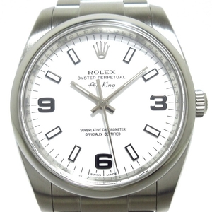 Rolex (Rolex) Watch ■ Beauty Air King 114200 мужской диск SS/Roulette/12 кадров+остается