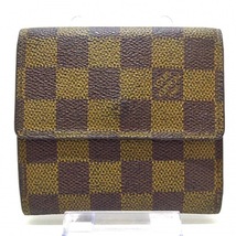 ルイヴィトン LOUIS VUITTON Wホック財布 N61652 ポルト モネ・ビエ カルト クレディ ダミエキャンバス エベヌ SP0947 財布 ダミエ_画像2