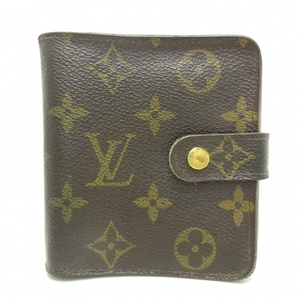 ルイヴィトン LOUIS VUITTON 2つ折り財布 M61667 コンパクト・ジップ モノグラム・キャンバス MI1000 財布 モノグラム