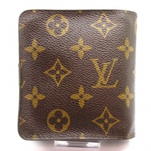 ルイヴィトン LOUIS VUITTON 2つ折り財布 M61667 コンパクト・ジップ モノグラム・キャンバス CA0012 財布 モノグラム_画像2