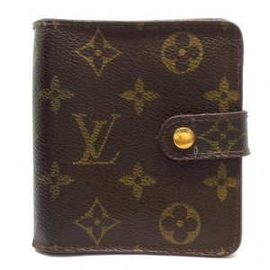 ルイヴィトン LOUIS VUITTON 2つ折り財布 M61667 コンパクト・ジップ モノグラム・キャンバス CA0073 財布 モノグラム