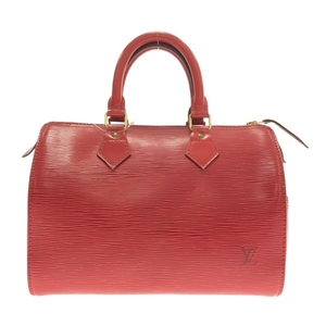 ルイヴィトン LOUIS VUITTON ハンドバッグ M43017 スピーディ25 レザー（LVロゴの刻印入り） カスティリアンレッド VI0963 バッグ エピ