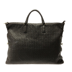 ボッテガヴェネタ BOTTEGA VENETA ハンドバッグ 193785 イントレチャート レザー ダークブラウン バッグ