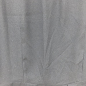 ローズティアラ Rose Tiara サイズ46 XL - 黒×ボルドー レディース クルーネック/半袖/ひざ丈/レース/パール/ビーズ ワンピースの画像6