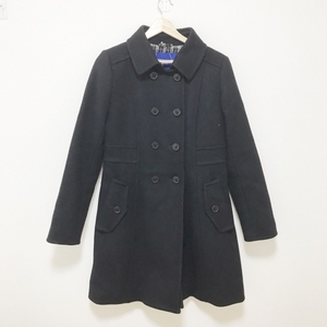 バーバリーブルーレーベル Burberry Blue Label サイズ40 M - 黒 レディース 長袖/冬 美品 コート