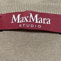 マックスマーラスタジオ Max Mara STUDIO サイズS - ベージュ レディース クルーネック/半袖/ロング ワンピース_画像3