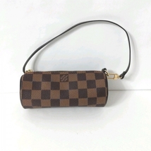 ルイヴィトン LOUIS VUITTON - ダミエ・キャンバス エベヌ パピヨン付属ポーチ 確認出来ず 美品 ポーチ ダミエ_画像1