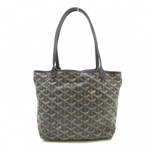 ゴヤール GOYARD トートバッグ サンルイジュニア コーティングキャンバス 黒 レディース DEN120041 バッグ