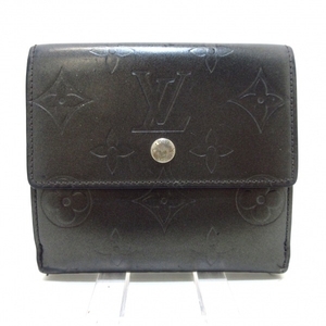 ルイヴィトン LOUIS VUITTON Wホック財布 M65112 ポルト モネ・ビエ カルト クレディ カーフ（モノグラム型押し） ノワール TH0092 財布
