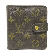 ルイヴィトン LOUIS VUITTON 2つ折り財布 M61667 コンパクト・ジップ モノグラム・キャンバス CA0074 財布 モノグラム_画像1