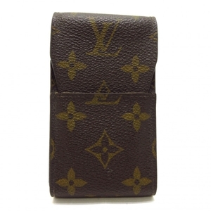 ルイヴィトン LOUIS VUITTON シガレットケース M63024 エテュイ・シガレット モノグラム・キャンバス イニシャル刻印 CT3193 財布