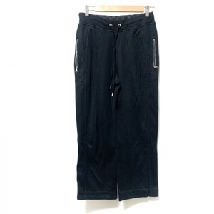  Louis Vuitton LOUIS VUITTON pants size XS RM111D MQJR41JDE - black lady's full length / waist rubber bottoms 