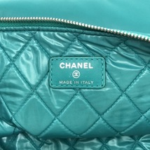 シャネル CHANEL クラッチバッグ ココハバナ ラムスキン グリーン×黒 23番台 バッグ_画像7