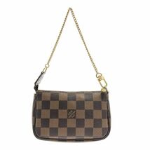 ルイヴィトン LOUIS VUITTON ハンドバッグ N58011 ミニ・ポシェット・アクセソワールT&B ダミエ・キャンバス エベヌ FL0098 バッグ ダミエ_画像3