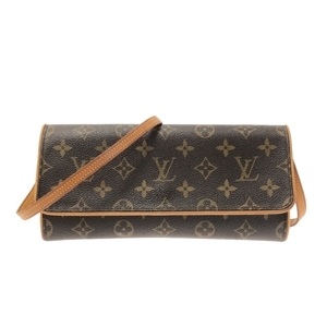 ルイヴィトン LOUIS VUITTON ショルダーバッグ M51852 ポシェット・ツインGM モノグラム・キャンバス - FL0042 バッグ モノグラム