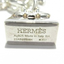 エルメス HERMES ブレスレット アミュレット シルバー シルバー バーキンモチーフ 美品 アクセサリー（腕）_画像5