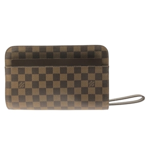 ルイヴィトン LOUIS VUITTON セカンドバッグ N51993 サンルイ ダミエ・キャンバス エベヌ FL0025 美品 バッグ ダミエ