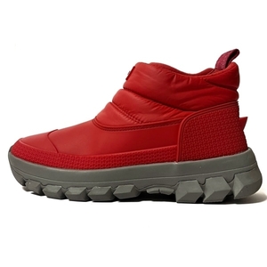  Hunter HUNTER short boots UK5 - nylon × Raver red lady's shoes 