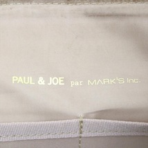 ポール&ジョー Paul&Joe - PVC(塩化ビニール)×合皮 グリーン×白×マルチ PCケース/花柄/MARK'S Inc.コラボ バッグ_画像6