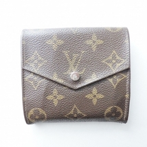 ルイヴィトン LOUIS VUITTON Wホック財布 190 ポルトモネビエ(旧型) モノグラム・キャンバス - 873AN 財布 モノグラム_画像1