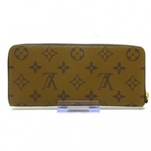 ルイヴィトン LOUIS VUITTON 長財布 M82336 ポルトフォイユクレマンス モノグラム・リバース キャンバス モノグラムリバース RFID確認済み_画像2