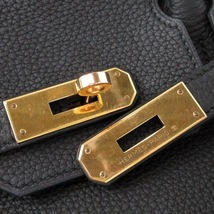 エルメス HERMES ハンドバッグ バーキン30 トゴ 黒 ゴールド金具 D バッグ_画像5