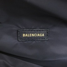 バレンシアガ BALENCIAGA ウエストポーチ 528862 ウィール ベルトパック ナイロン ネイビー×白×ボルドー ロゴ刺繍 美品 バッグ_画像7
