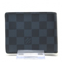 ルイヴィトン LOUIS VUITTON 札入れ N63211 ポルトフォイユミュルティプル ダミエ・コバルト キャンバス ダミエコバルト RA0189 美品 財布_画像2