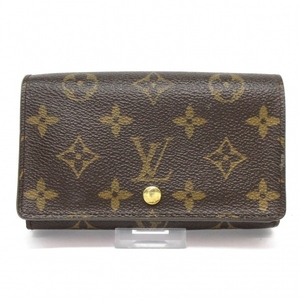 ルイヴィトン LOUIS VUITTON 2つ折り財布 M61730 ポルト モネ・ビエ トレゾール CT0043 財布 モノグラム