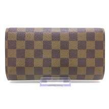 ルイヴィトン LOUIS VUITTON 長財布 N61215 ポルトトレゾール・インターナショナル ダミエ・キャンバス エベヌ TH0055 財布 ダミエ_画像2