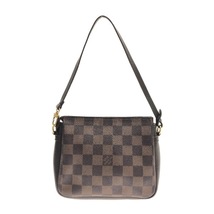 ルイヴィトン LOUIS VUITTON ハンドバッグ N51982 トゥルースメイクアップ ダミエ・キャンバス エベヌ 不鮮明 バッグ ダミエ_画像3