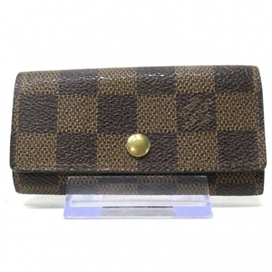 ルイヴィトン LOUIS VUITTON キーケース N62631 ミュルティクレ4 ダミエ・キャンバス エベヌ TH0092 財布 ダミエ