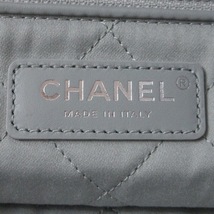 シャネル CHANEL ショルダーバッグ AS3260 CHANEL 22 スモール シャイニーカーフスキン シルバー レディース シルバー金具 バッグ_画像7