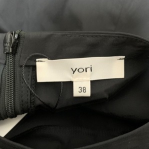 ヨリ yori チュニック サイズ38 M - 黒 レディース クルーネック/長袖/リボン 美品 ワンピースの画像3
