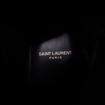 サンローランパリ SAINT LAURENT PARIS ショートブーツ 36 - レザー×金属素材 黒×シルバー レディース ベロアリボン/スタッズ 美品 靴_画像5