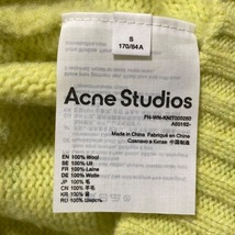 アクネ ストゥディオズ ACNE STUDIOS 長袖セーター/ニット サイズS - イエローグリーン レディース クルーネック トップス_画像4