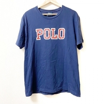 ポロラルフローレン POLObyRalphLauren 半袖Tシャツ サイズM - ネイビー×白×レッド メンズ クルーネック トップス_画像1