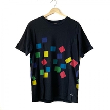 ポールスミス PaulSmith 半袖Tシャツ サイズM - 黒×イエロー×マルチ メンズ クルーネック トップス_画像1