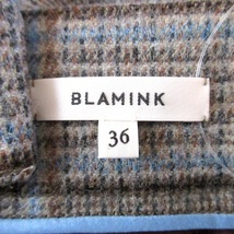 ブラミンク BLAMINK ロングスカート サイズ36 S - ベージュ×ダークグレー×マルチ レディース チェック柄 美品 ボトムス_画像3