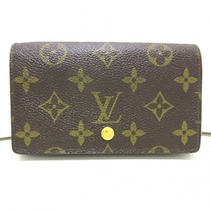 ルイヴィトン LOUIS VUITTON 2つ折り財布 M61730 ポルト モネ・ビエ トレゾール SP0042 財布 モノグラム