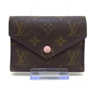 ルイヴィトン LOUIS VUITTON 3つ折り財布 M62360 ポルトフォイユヴィクトリーヌ モノグラム・キャンバス ローズ・バレリーヌ MI2157 財布