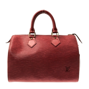 ルイヴィトン LOUIS VUITTON ハンドバッグ M43017 スピーディ25 レザー（LVロゴの刻印入り） カスティリアンレッド VI1924 バッグ エピ